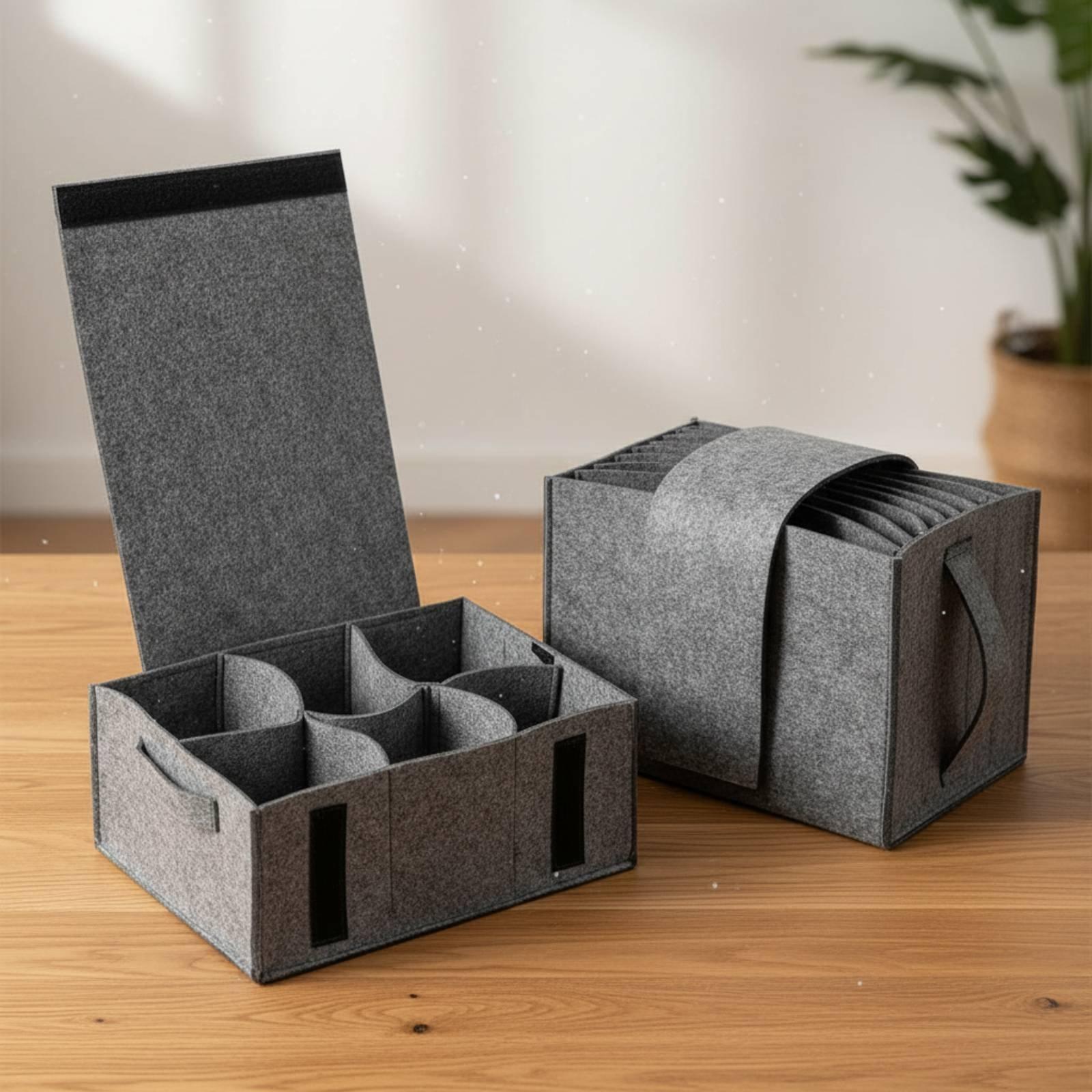 Coffee Equipment For Camping - Borsa portaoggetti in feltro per la